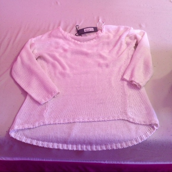 White Knit Sweater