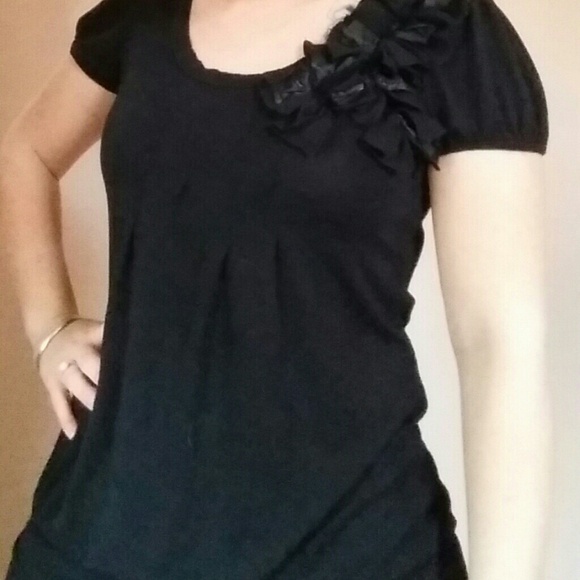 Black Top with Embellishments