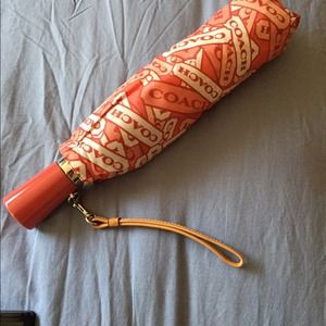 Coach umbrella NEVER USED!