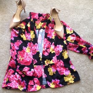 Floral blazer