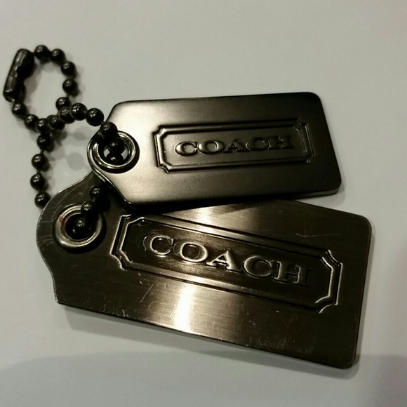COACH Metal Hangtags (set of 2)