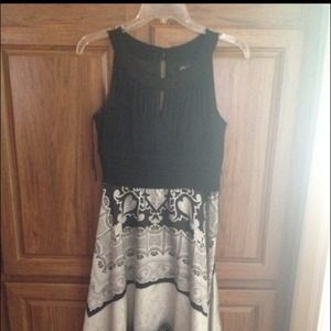 Black and white dress