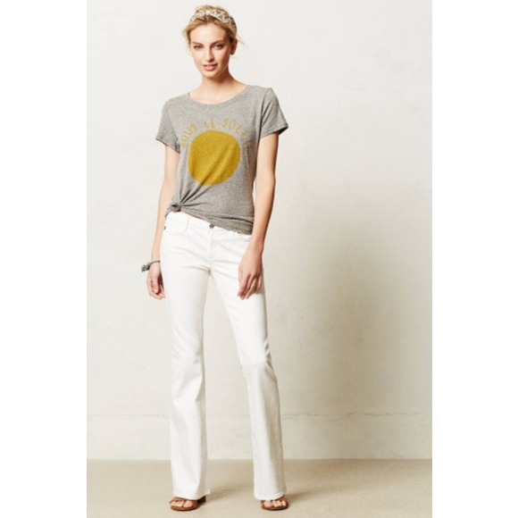 AG Adriano Goldschmied Denim - AG The Angelina White Petite Boot Cut