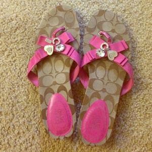 Coach sandals/flip-flops