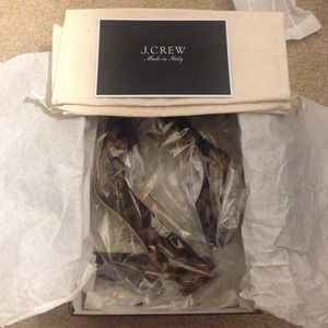 J. Crew Etta Chocolate Leopard Pumps