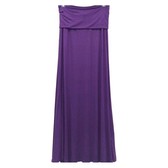 Dark purple maxi skirt
