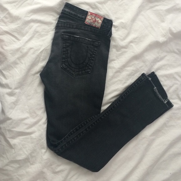 True Religion Black Skinny Jeans