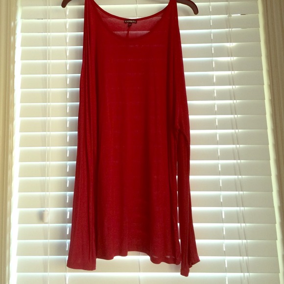 Express Cold Shoulder Top Sz. L