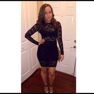 Little black dress with a twist.