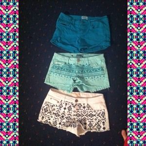 3 shorts bundle!💋