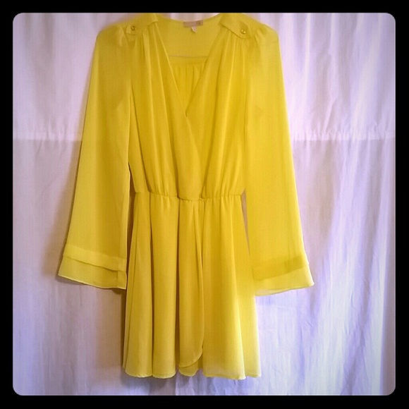 Bright  Yellow Dress/Blouse