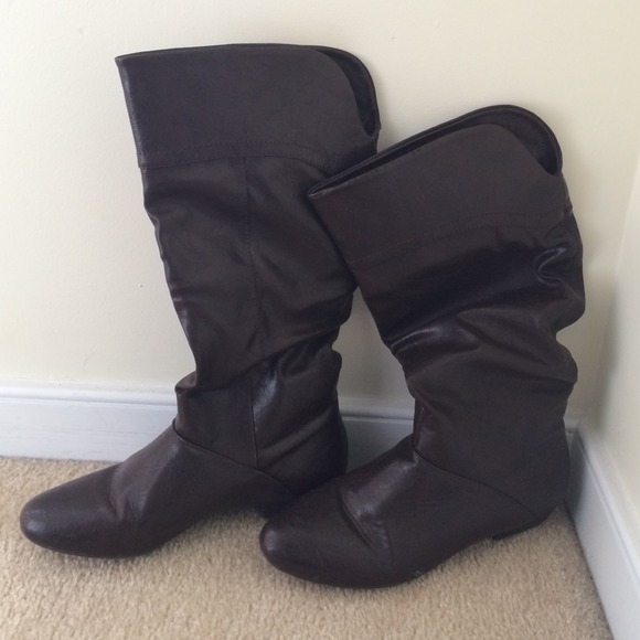 Brown Slouchy Boots