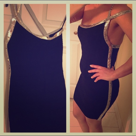 NWT black shimmery dress