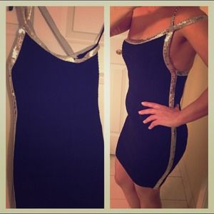 NWT black shimmery dress