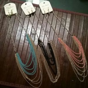 Necklace and earring set