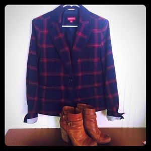 PRICE DROP: Target (Merona) Plaid Blazer size 8