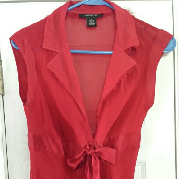 Cranberry Red Shirt