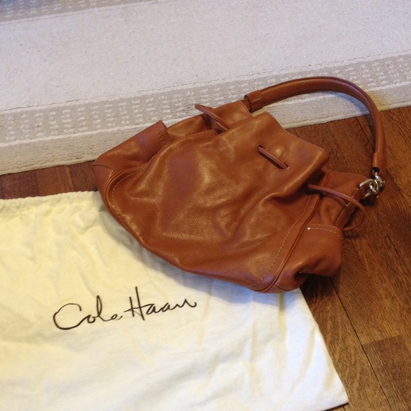 Brown leather Cole Haan bag