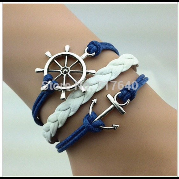 Infinity Anchor Wrap Bracelet