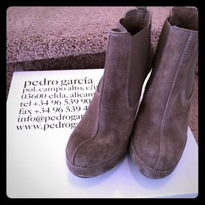 Pedro Garcia platform ankle boot