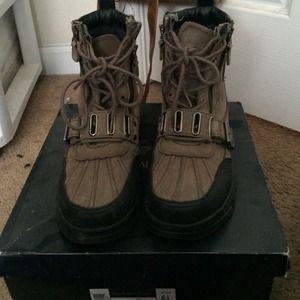 Grey Andres Polo Boots