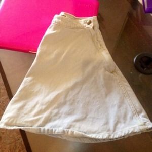 Light Denim Cirlcle Skirt