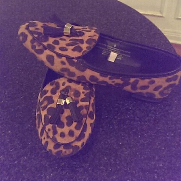 Leopard Print Loafers