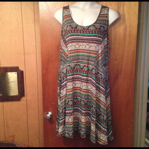 American rag stretchy skater dress