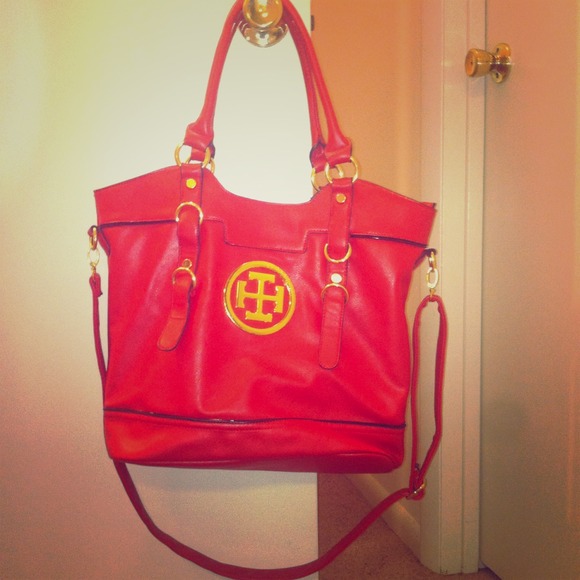 🔴🔵 Large Red Purse