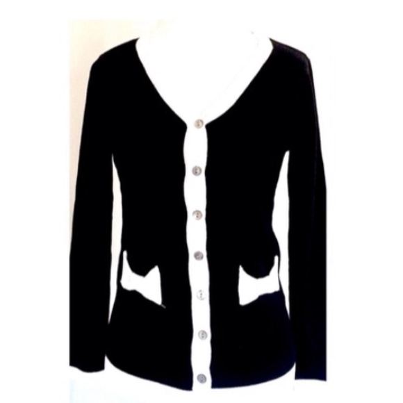 Black & White Bow Cardigans - Picture 3 of 3