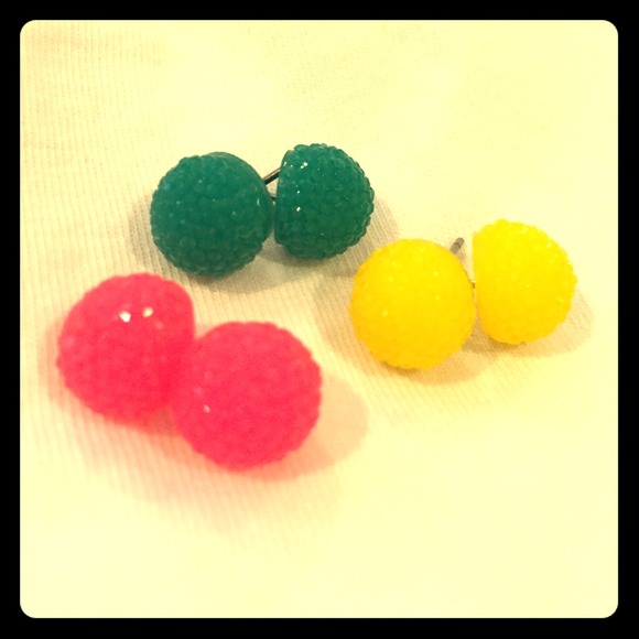 Neon Earring Studs
