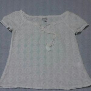 Lucky Brand cream colored top