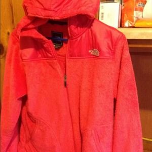 North face oso coat jacket pink large