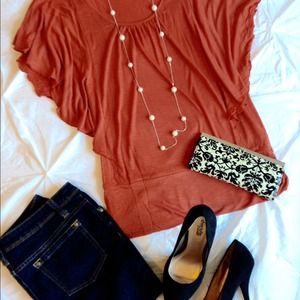 Sale🎉Fall Flutter sleeve Top