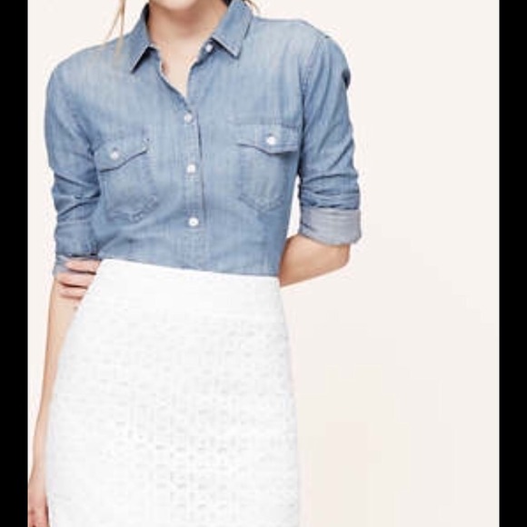 Washed out Denim button down shirt - Picture 4 of 4