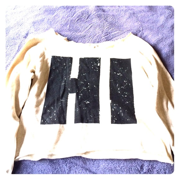 Creme colored Hi/Bye sweater
