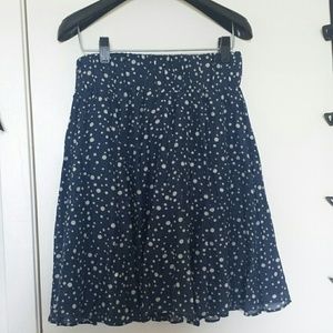 Polka dot knee-length Zara skirt