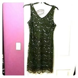 Gatsby style embellished dress