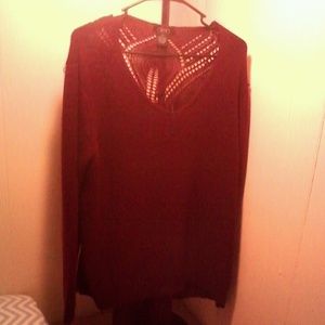 "Oversized" Burgundy Sweater SOLD