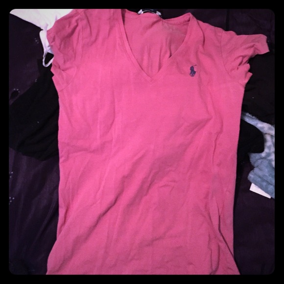 Pink Polo Vneck