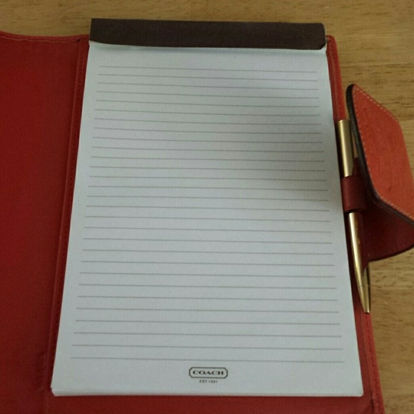 **SOLD ON MERCARI** Coach leather folder - Picture 3 of 4