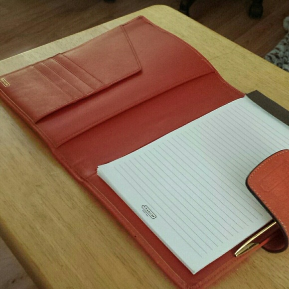 **SOLD ON MERCARI** Coach leather folder - Picture 4 of 4