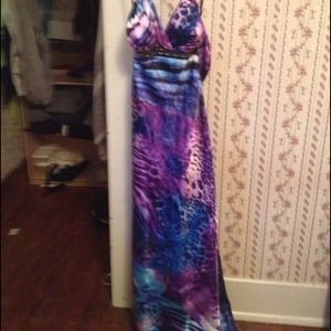 Purple prom dress, worn once, like brand new