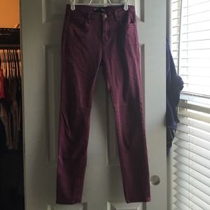 BDG urban outfitters high waist burgundy jeans