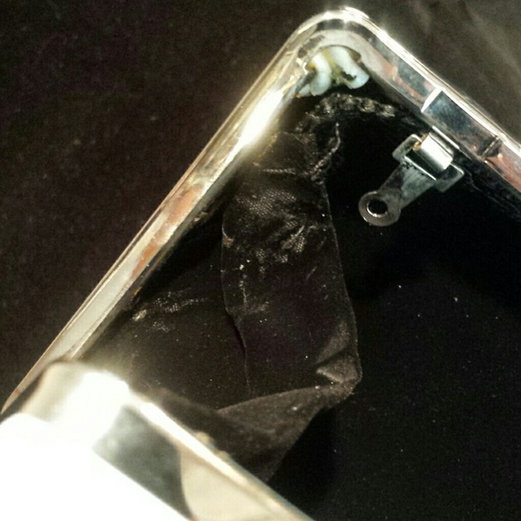 Studded purse/clutch bag, faux leather - Picture 3 of 4