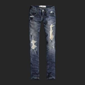 Abercrombie distressed jeans