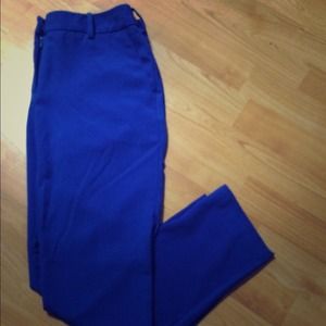 Cobalt blue dress pants