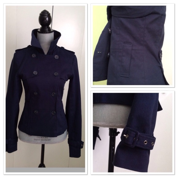 Simmons Twik navy coat. - Picture 2 of 4
