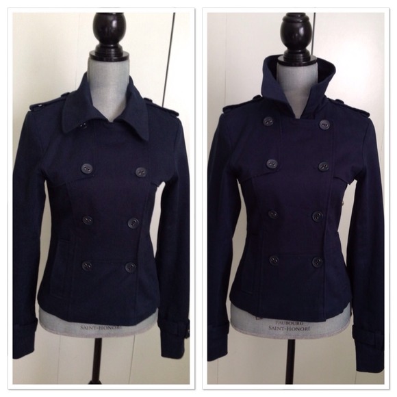 Simmons Twik navy coat. - Picture 3 of 4