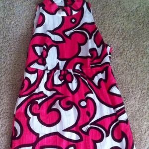 Milly dress, pink & brown, size 10